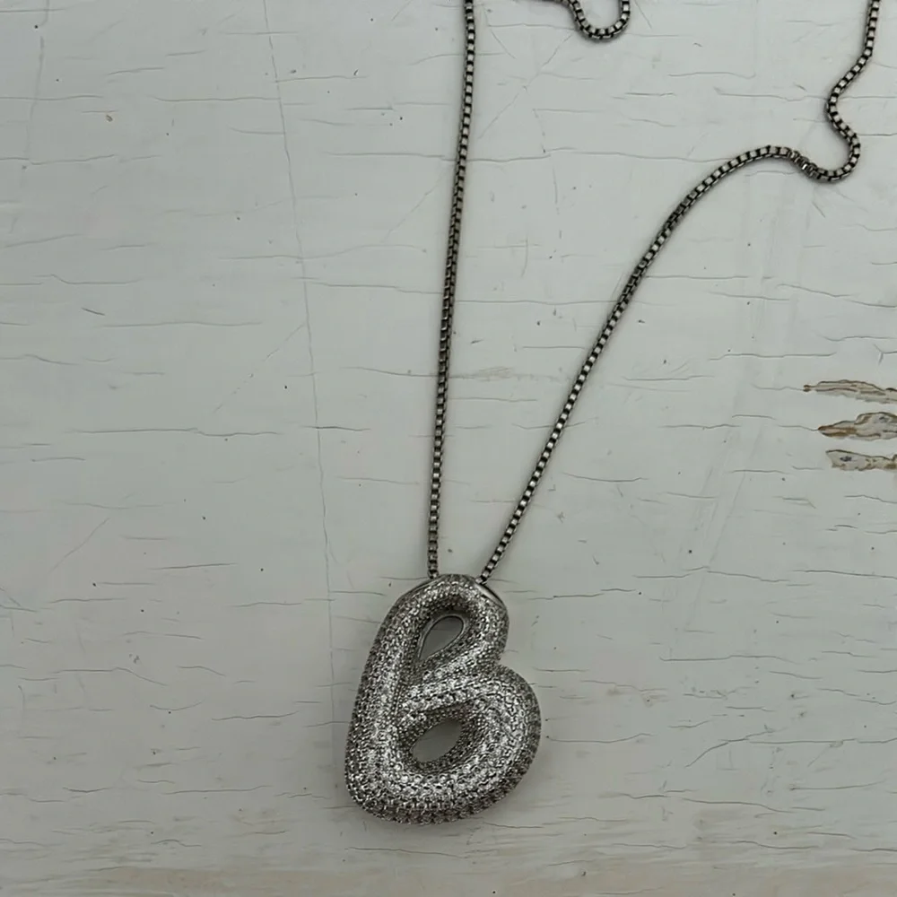Aggrad Boutique Bubble “B” Necklace - Picture 3 of 3